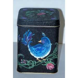  Bluebird of Happiness Floral Decorative Tin