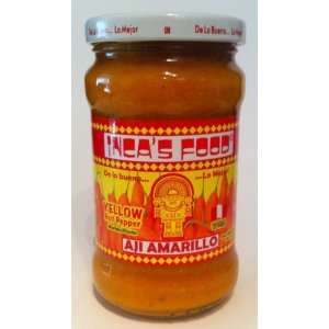 Incas Food Aji Amarillo   Yellow Hot Pepper Molido/paste 10.5oz 