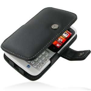    PDair B41 Black Leather Case for HTC ChaCha A810e Electronics