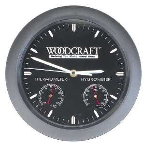  Woodshop Clock With Thermometer And Hygrometer: Home 