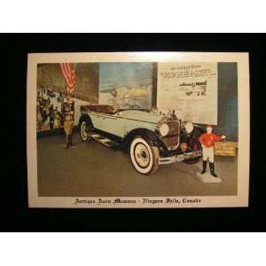 Antique Auto Museum, Niagara Falls, 1927 Packard PC not applicable 