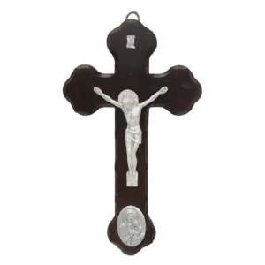  Crucifix   Wood Wall Cross   8 Height: Home & Kitchen