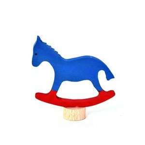  Rocking Horse Ornament for Birthday Ring: Home & Kitchen
