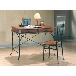  Union Square Wood and Metal Desk and Chair Set