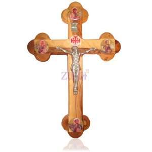  Olive Wood Cross With Metal Crucifix: Everything Else