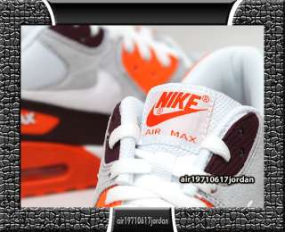 2012 Nike Air Max 90 Deep Red Orange White Grey US 8~12 1 97 95 nsw 