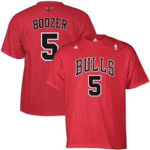   Bulls #5 Carlos Boozer Red Net Player T shirt: Sports & Outdoors