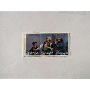   1976 15 Cents US Postage Stamp, S# 1629 31, Bicentennial, Spirit of 76
