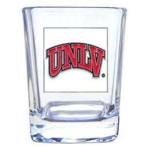  College Square Shot Glass   UNLV Rebels: Sports & Outdoors