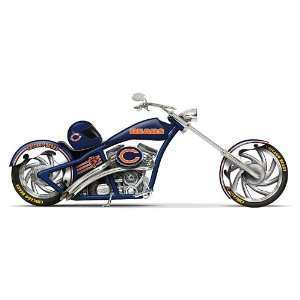  NFL Chicago Bears Cruiser Motorcycle Figurine by The 