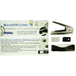  Micro Sim Card Cutter with Adapter [Misc.] Cell Phones 