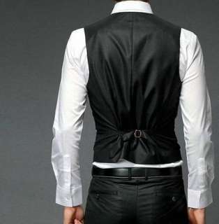 South Korea mens slim short Vest Waistcoat 2456  