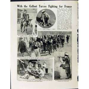   1915 WORLD WAR BATTLE FRANCE CHAMPENOISE TURCO MARNE