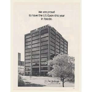  1979 First Federal Savings Bank Toledo Ohio US Open Print 