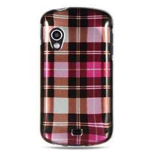 VMG 3 ITEM COMBO Samsung Stratosphere i405 Case   Pink Brown Checkered 
