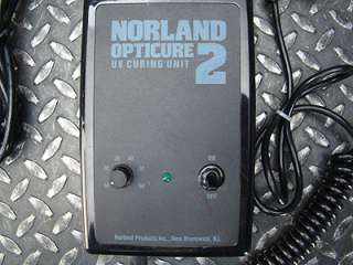 Opticure 2 UV Curing Unit by Norland Ultra Violet Model 5050  