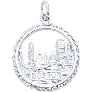  Rembrandt Charms Boston Charm, Sterling Silver Jewelry