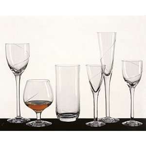  Kosta Boda 7021506 Line Wine Glass: Kitchen & Dining