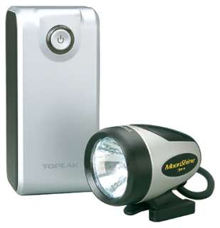 This auction included one set of Topeak Moonshine 3h Halogen LED light 