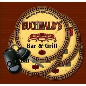  BUCHWALDS Family Name Bar & Grill Coasters: Kitchen 