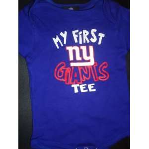  NFL New York Giants Royal Blue Infant Bodysuit [SIZE 3/6 