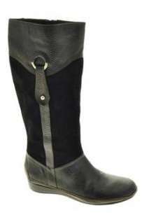 Naturalizer NEW Causeway Suede Womens Knee High Boots Black Medium 