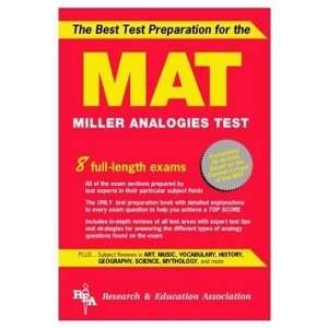 MAT    The Best Test Preparation for the Miller Analogies Test (Miller 