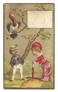ECLIPSE CLOTHES WRINGER Antique Victorian Trade Card  