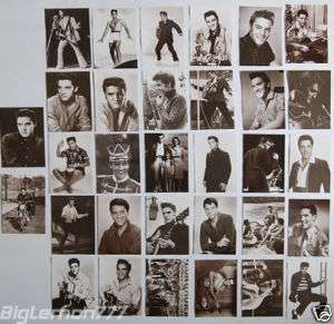 ELVIS PRESLEY BLACK & WHITE Set of 32 Postcard  