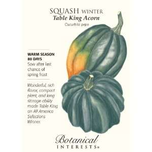  Table King Acorn Winter Squash Seeds Patio, Lawn 
