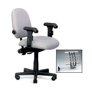 PHOENIX Adjustable Lumbar Support Task Chair   Light gray:  