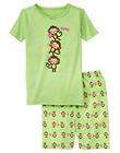 Gymboree NWT Girls Silly Little Monkeys Pajamas 4 new gymmies pjs 4T 2 