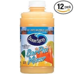 Ocean Spray White Grapefruit Mixer Bottle, 32 Ounce Bottles (Pack of 