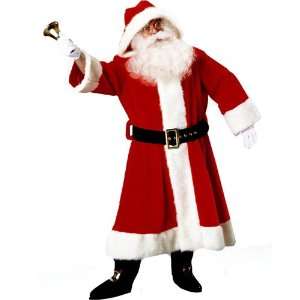  Old Time Santa Suit With Hood Costume: Health & Personal 
