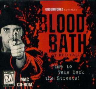 Blood Bath MAC CD hunt dangerous criminals action game  