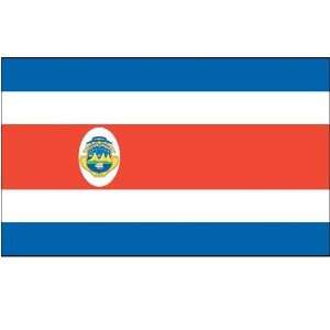  Costa Rica Flag 3ft x 5ft Superknit Polyester: Patio, Lawn 
