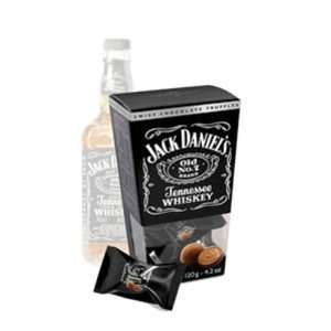 Jack Daniels Whiskey Filled Chocolate Truffles (4.2 Oz):  