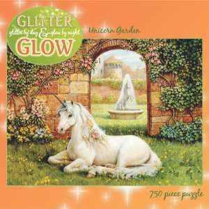  750 Piece Glitter & Glow Puzzle: Toys & Games