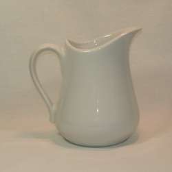 APILCO French Porcelain WHITE 32 ounce PITCHER  