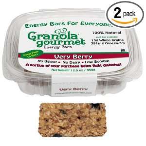 Granola Gourmet Very Berry ORIGINAL RECIPE Energy Bars, Bakery Multi 