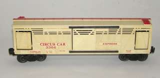 Lionel No. 3366 O Gauge Circus Car Postwar  (DP)  
