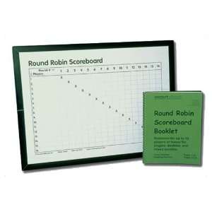  Round Robin Tennis Scoreboard w/Booklet