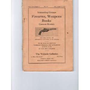  Auction of Interesting Firearms ,Weapons Books :Cannon 