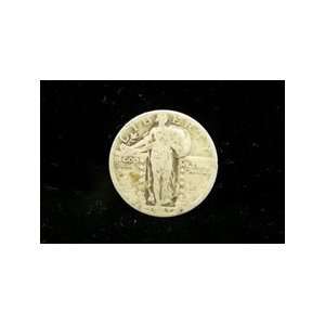  Liberty Standing Quarter    Undated    90% Silver 
