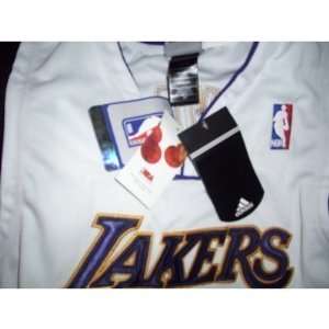  Kobe Bryant Adidas Alternate White Los Angeles Lakers 