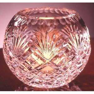   : ESSEX COLLECTION HANDCUT 24% LEAD CRYSTAL ROSE BOWL: Home & Kitchen