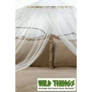  Canopy   Dreamy Mosquito Net Bed Canopy   Ivory: Home 