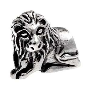 Silverado Lion Silver Charm   Fits On Pandora Chamilia 