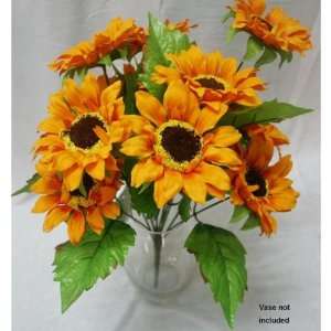   Orange Sunflower Bush Case Pack 24   635654 Patio, Lawn & Garden