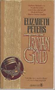TROJAN GOLD~PB BOOK~ELIZABETH PETERS~1988  